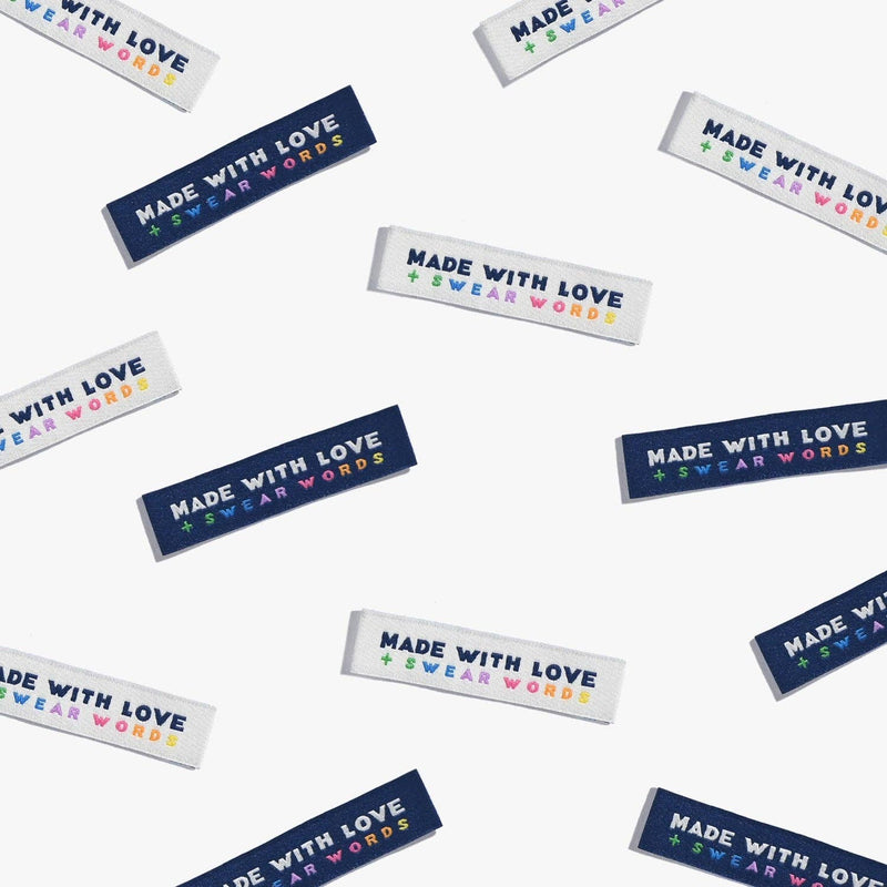 Made With Love & Swear Words Labels by KATM