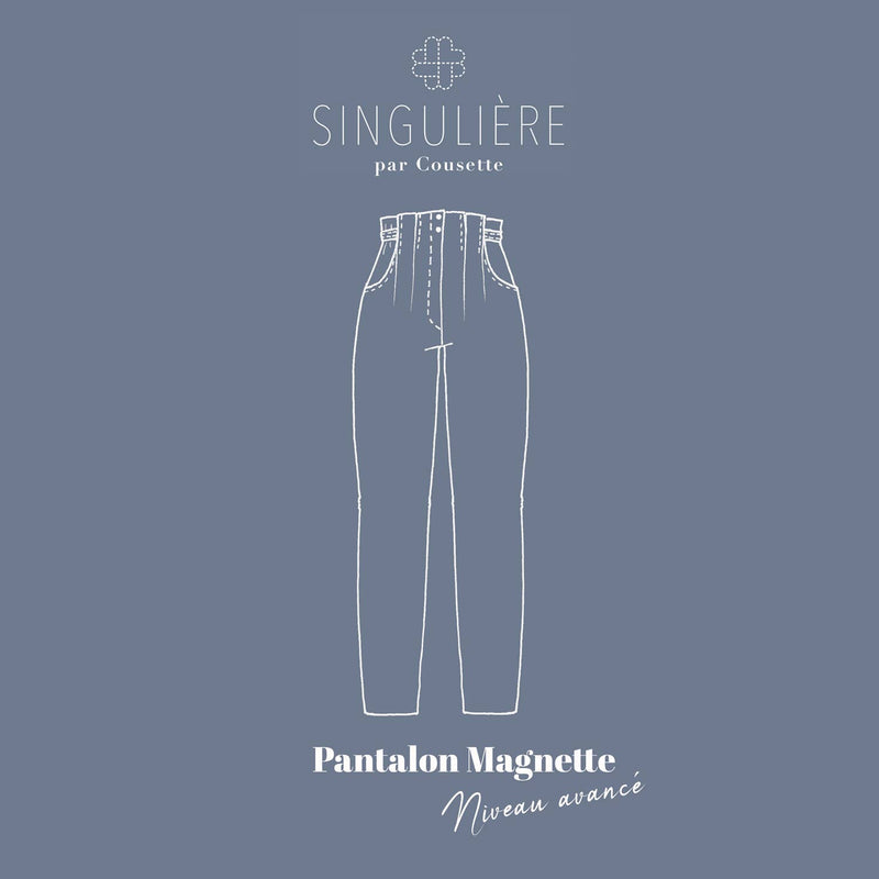 Pantalon Magnette Printed Sewing Pattern by Cousette (PAPER)