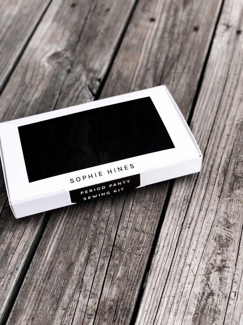 Period Panty Sewing Kit™️ in Black by Sophie Hines