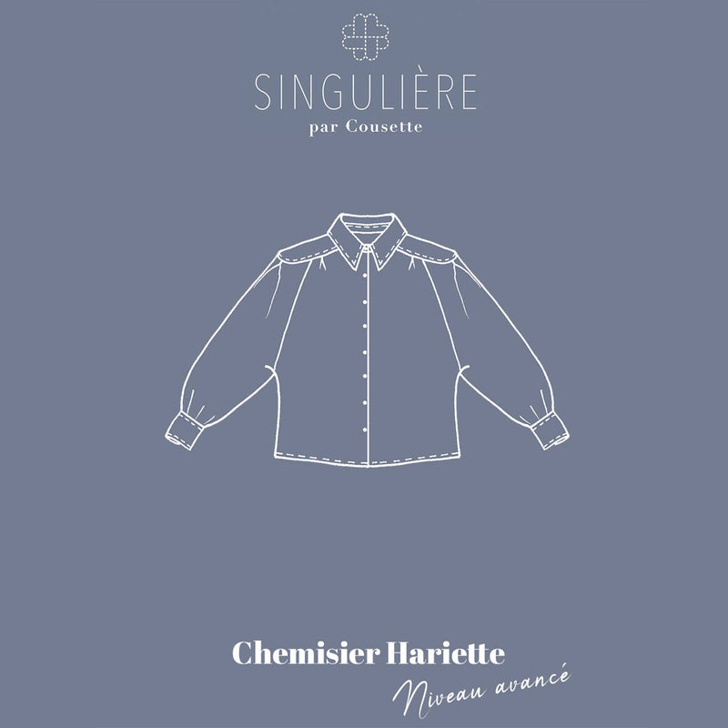 Hariette Blouse Printed Sewing Pattern by Cousette (PAPER)