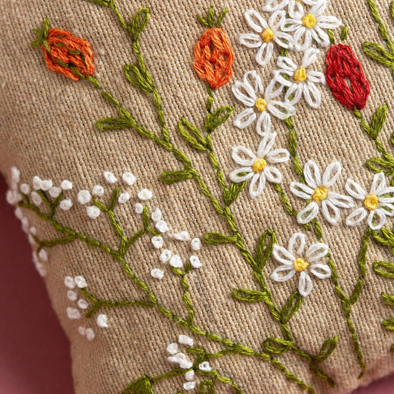 Linen Lavender Bags Embroidery Kit - Bees by Corinne Lapierre Limited