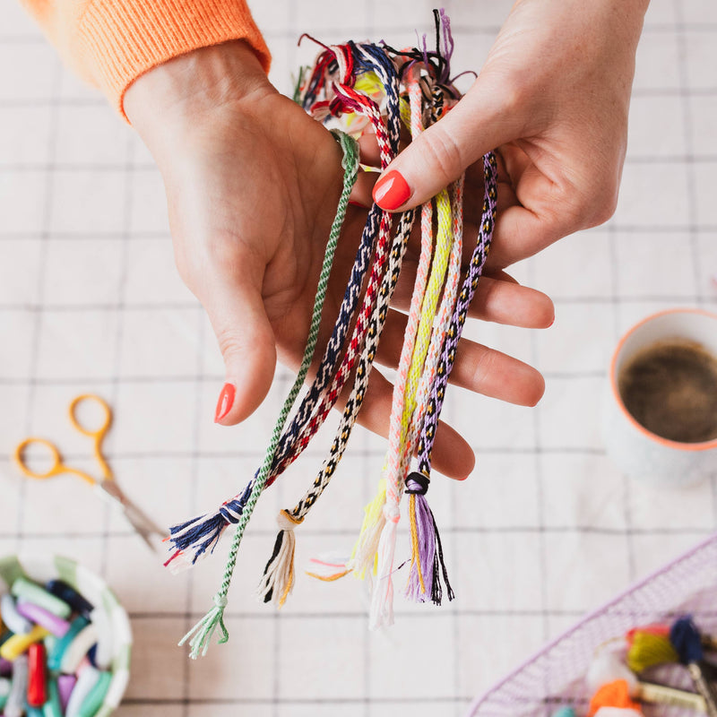 Kumihimo Friendship Bracelet Kit by Cotton Clara