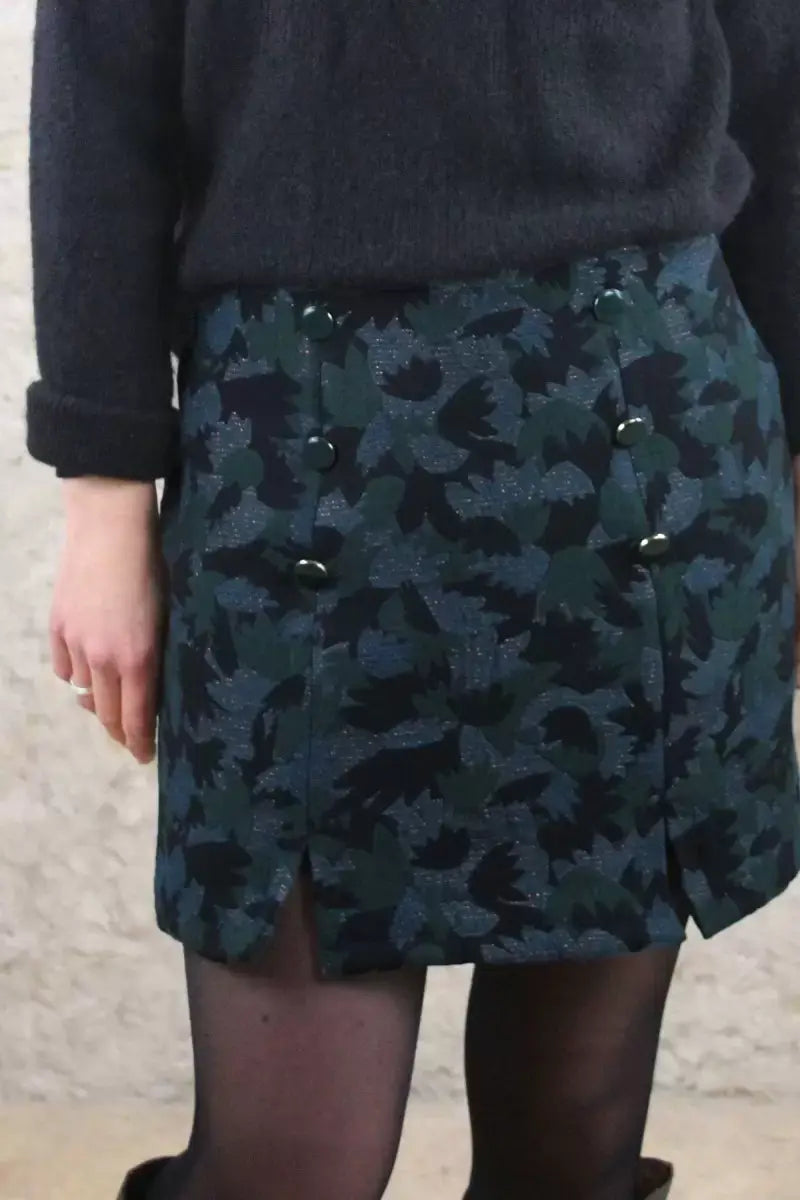 Chic Pine Green Fir Tail Button by Eglantine et Zoé