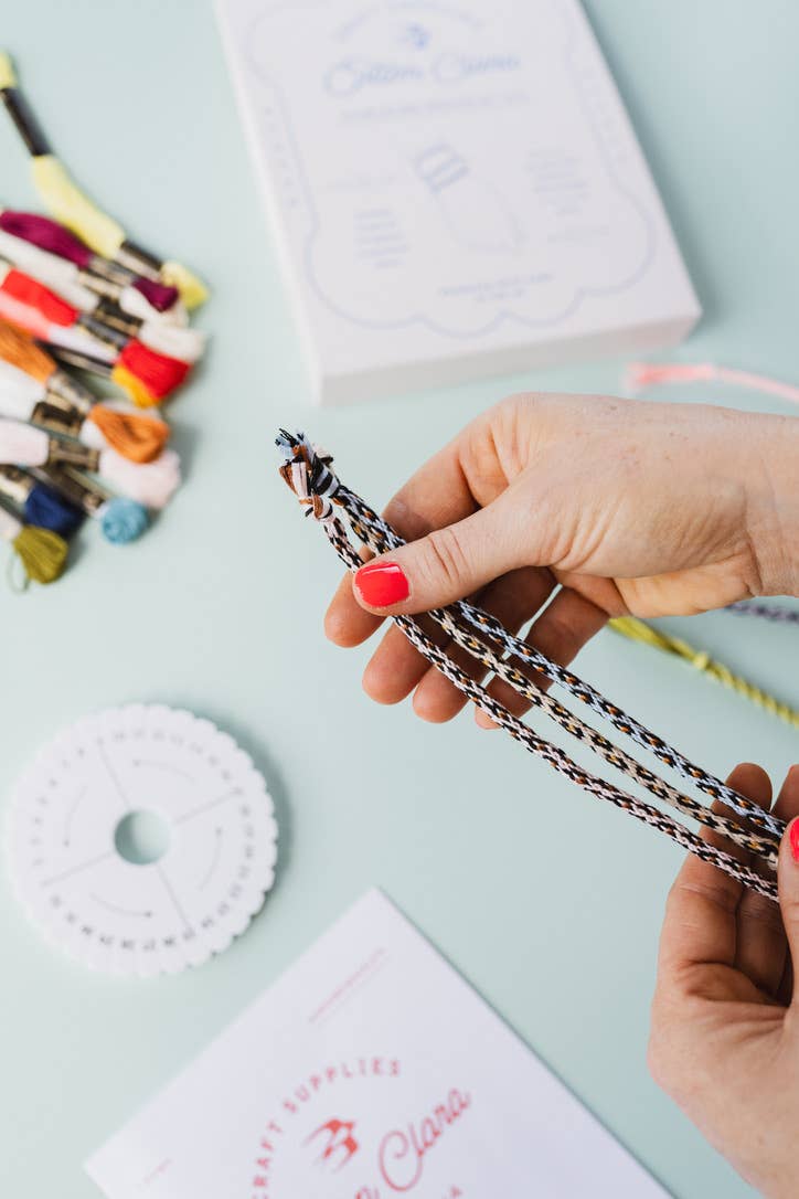 Kumihimo Friendship Bracelet Kit by Cotton Clara