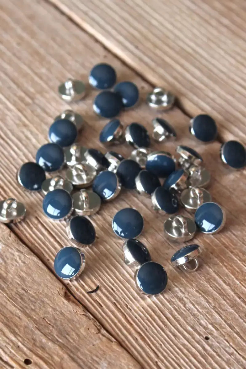 Chic Mineral Blue Tail Button by Eglantine et Zoé