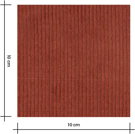 Soft Velvet Fabric in Brandy by Cousette