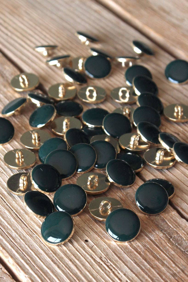 Chic Pine Green Fir Tail Button by Eglantine et Zoé
