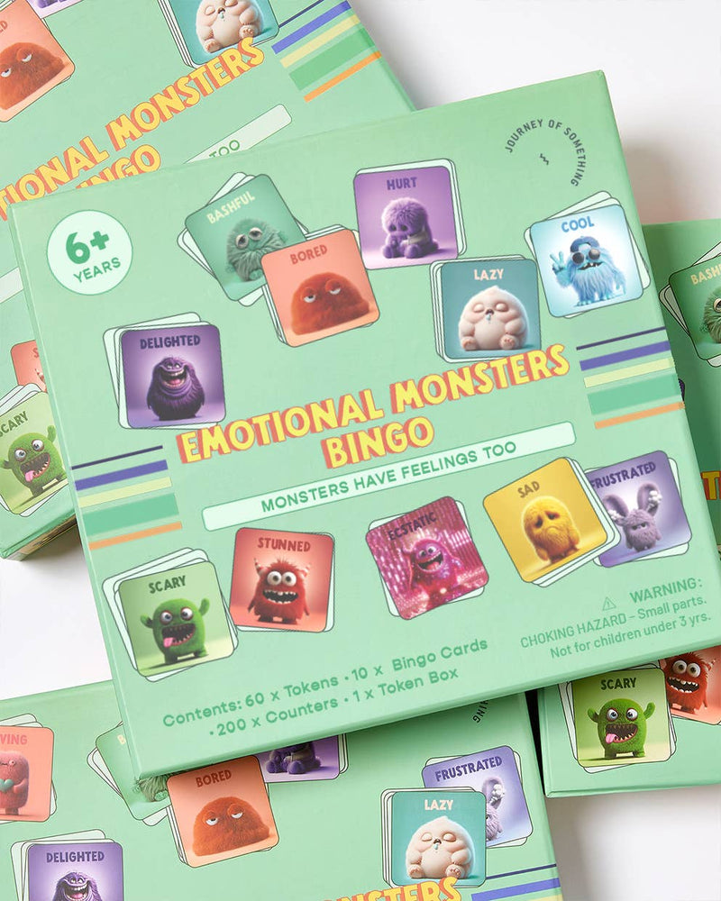 Emotional Monsters Bingo – Educational Game for Kids by J.O.S