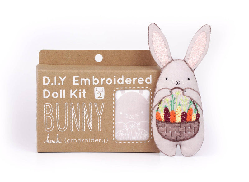 Bunny Embroidery Kit by Kiriki Press