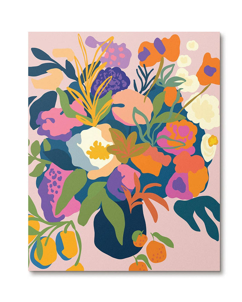Paint by Numbers Kit & Canvas "In Bloom" by J.O.S