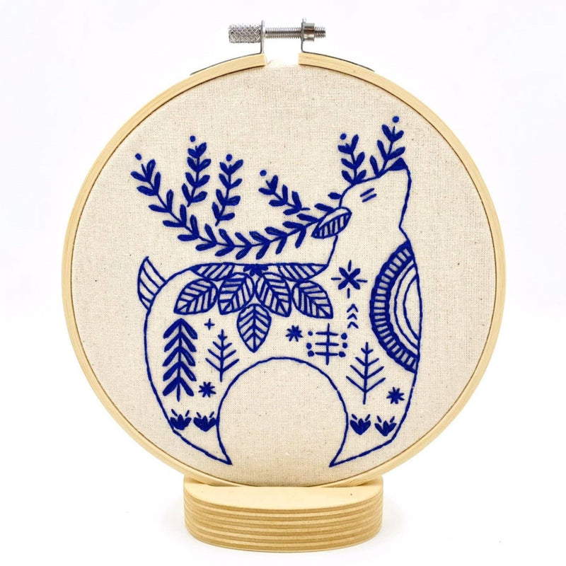 Hygge Reindeer Complete Embroidery Kit by Hook, Line & Tinker