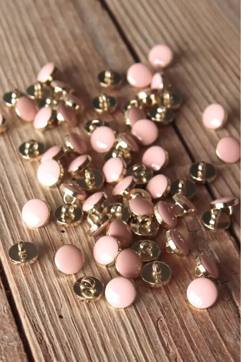 Chic Pink Pearl Tail Button by Eglantine et Zoé