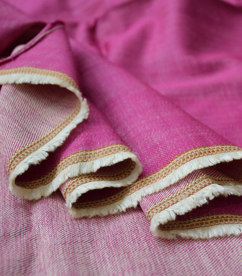 Denim Fabric in Fuchsia by Cousette