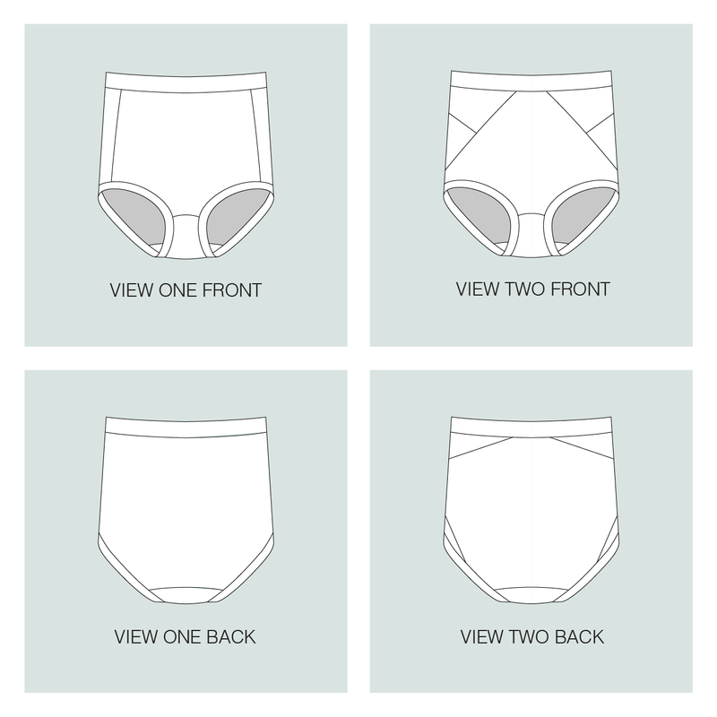 Median Knickers Sewing Pattern by Sophie Hines (PAPER)