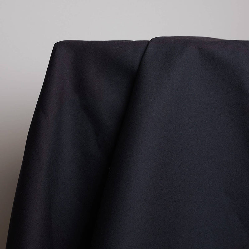 Water-Repellent Cotton Deep Charcoal Fabric by Atelier Brunette