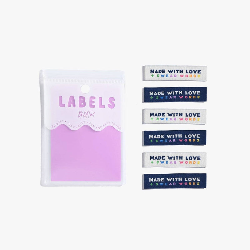 Made With Love & Swear Words Labels by KATM
