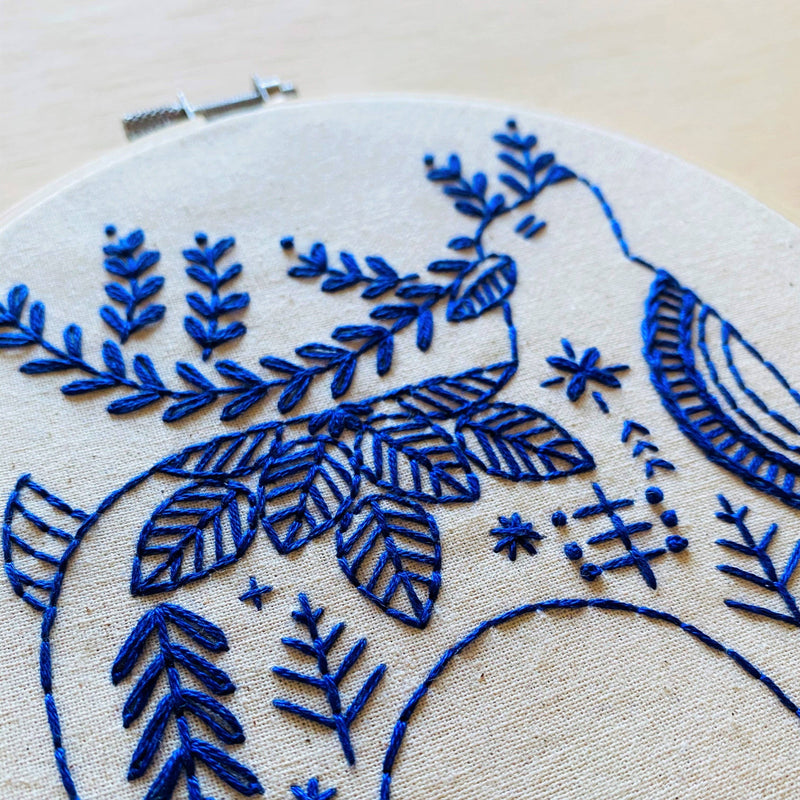 Hygge Reindeer Complete Embroidery Kit by Hook, Line & Tinker