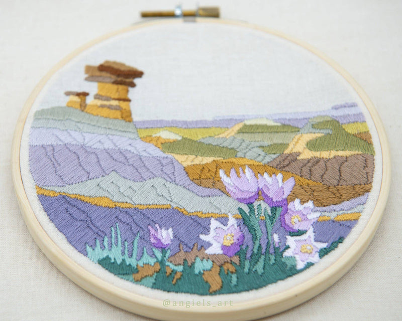 Badlands DIY Embroidery Kit by Angiels Art
