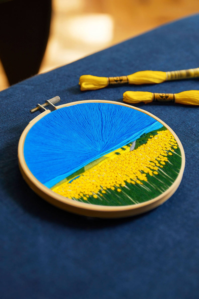 DMC Designer Embroidery Kit - Sunflowers
