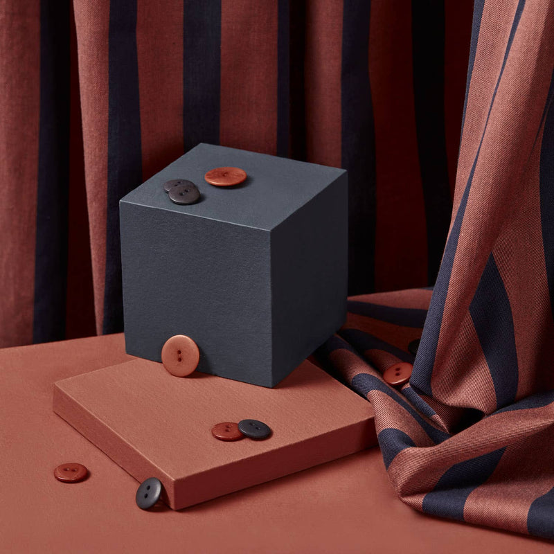 Ray Chestnut Fabric by Atelier Brunette