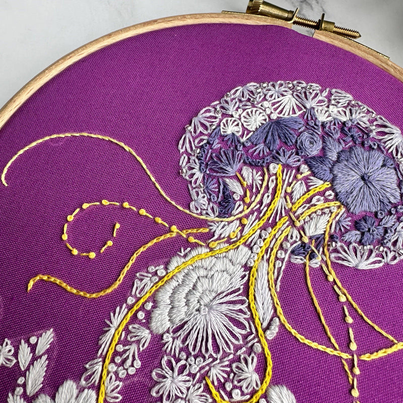 Jelly-Stitch Embroidery Kit by Nest Embirdery
