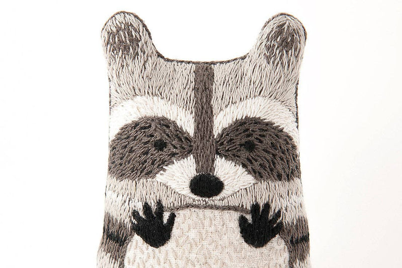 Raccoon Embroidery Kit by Kiriki Press