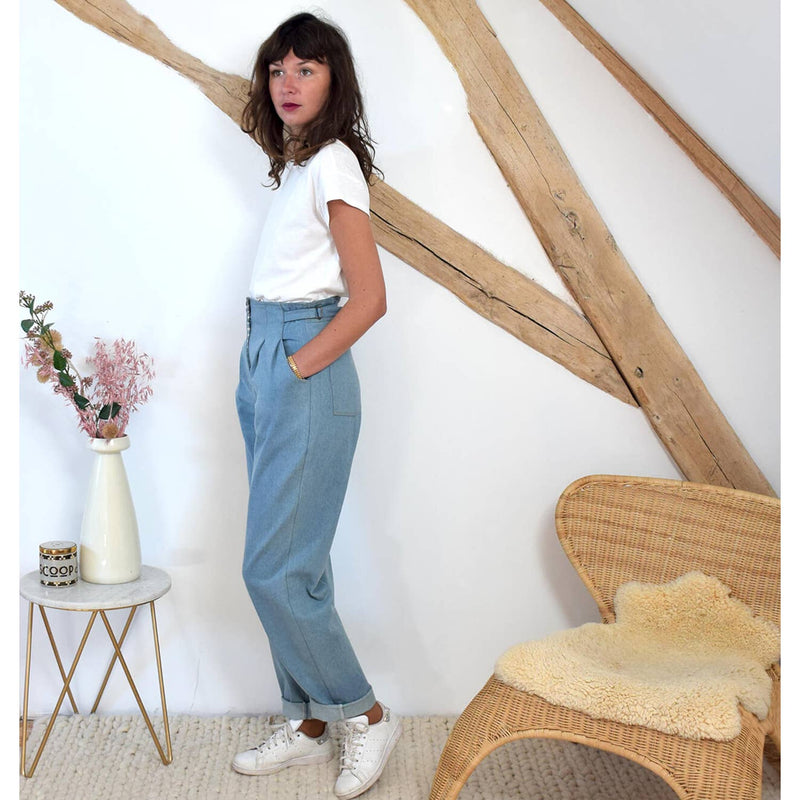 Pantalon Magnette Printed Sewing Pattern by Cousette (PAPER)