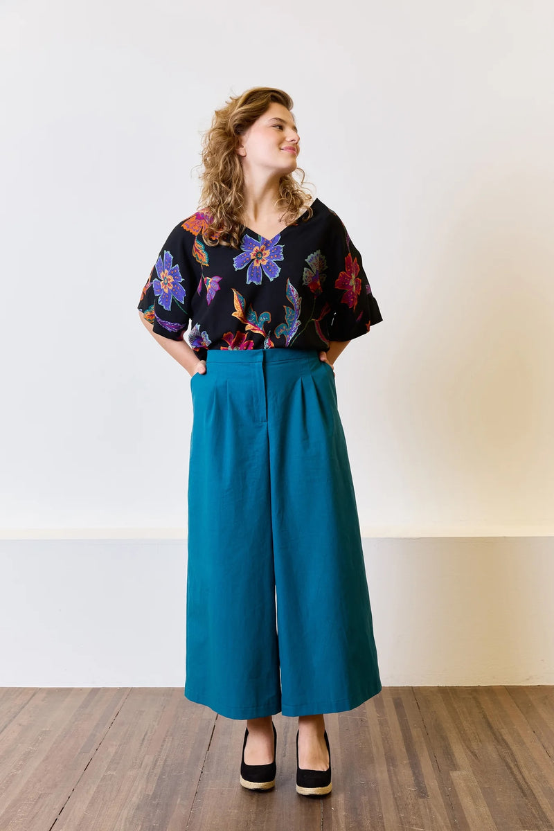 Emerald Green Organic Cotton Poplin by Atelier Jupe