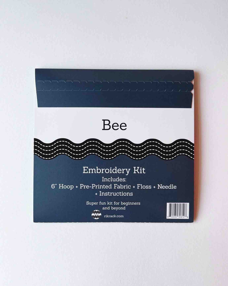 Bee Embroidery Kit by Rikrack