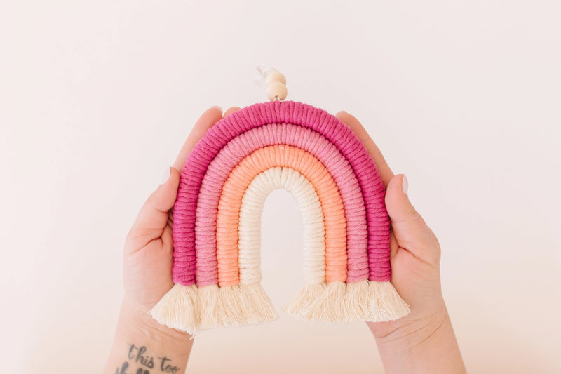 DIY Macrame Rainbow Kit by A Branch & Cord