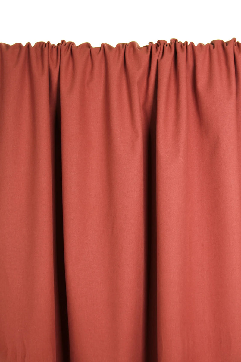 Marsala Organic Cotton Poplin by Atelier Jupe