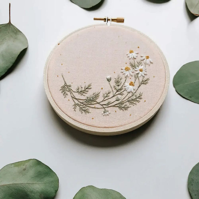 Roman Chamomile Embroidery Kit by Harvest Goods Co.