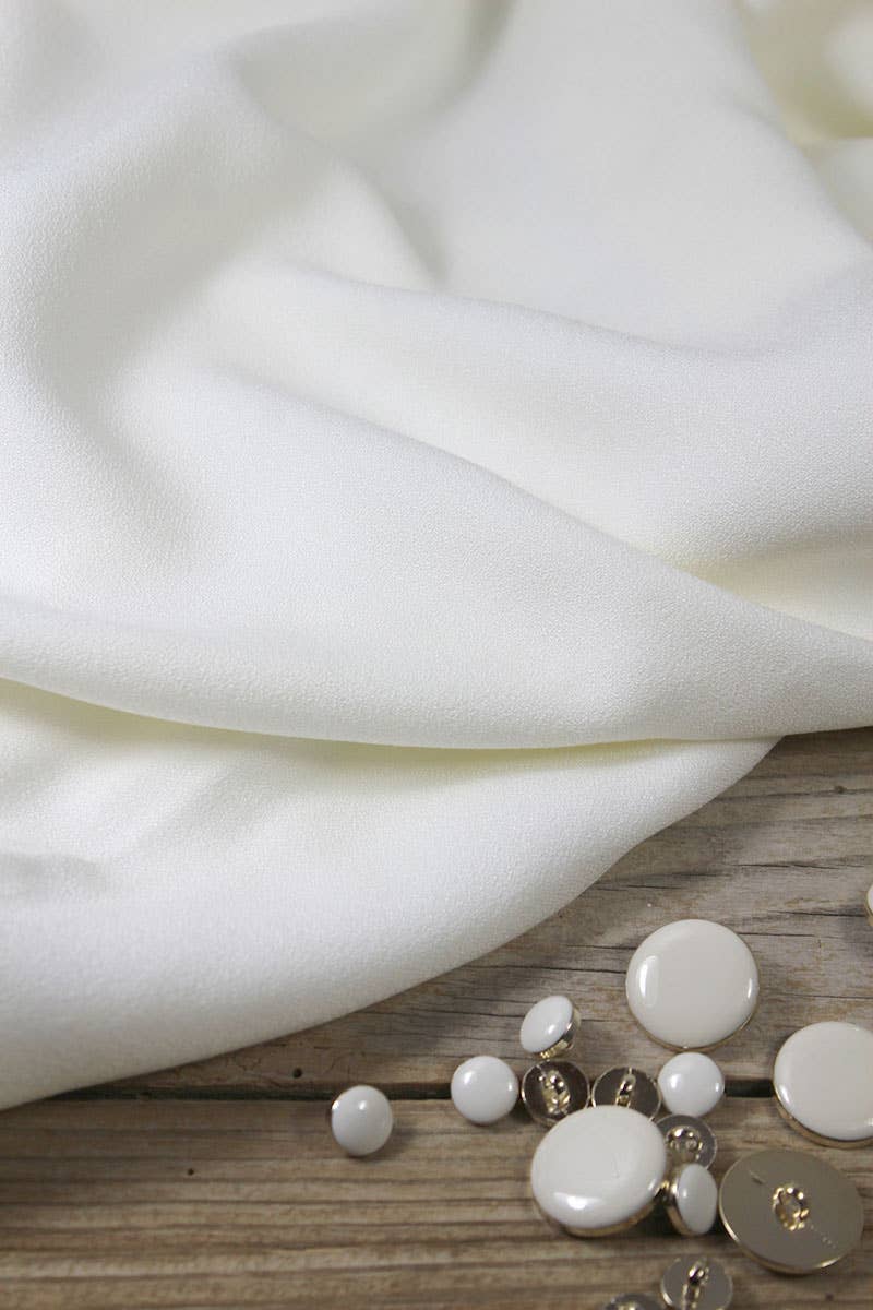 Viscose Crepe Pearl Fabric by Eglantine et Zoé