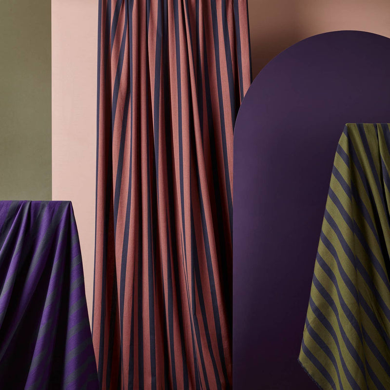 Ray Chestnut Fabric by Atelier Brunette