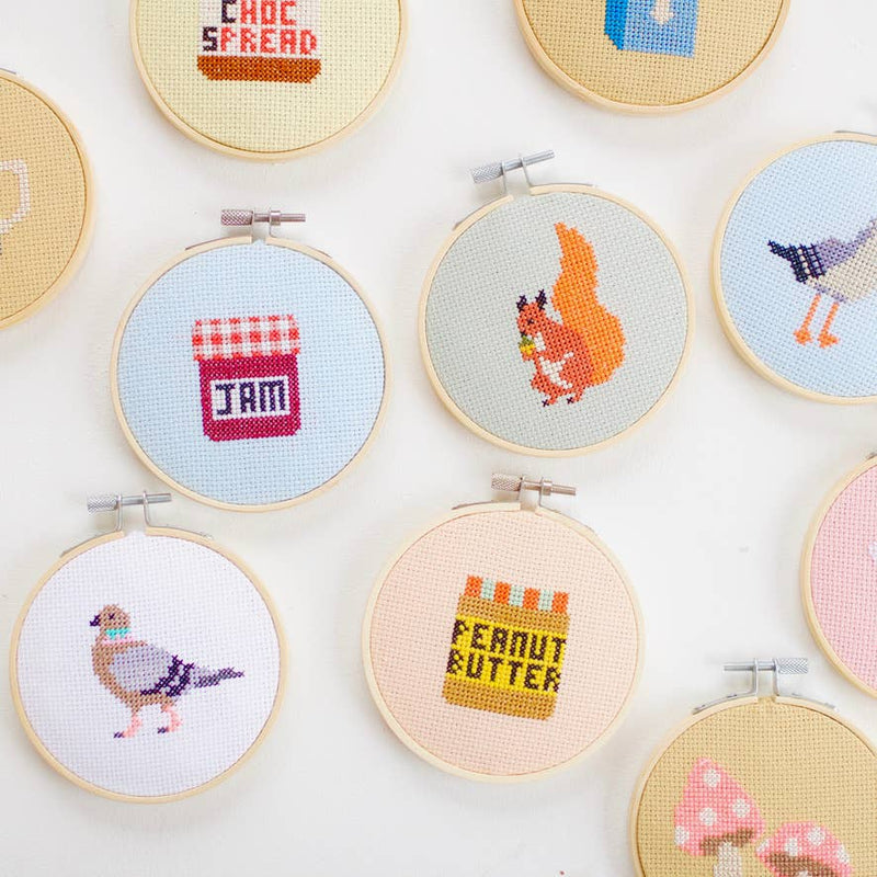 Tea Cross Stitch Kit by Cotton Clara