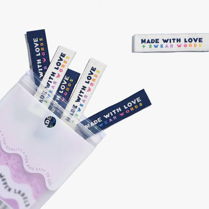 Made With Love & Swear Words Labels by KATM