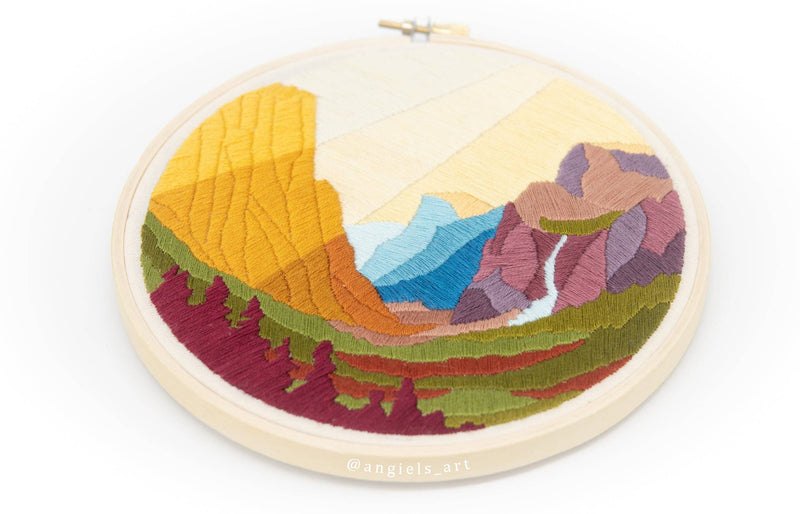 Yosemite DIY Embroidery Kit by Anna Angiel