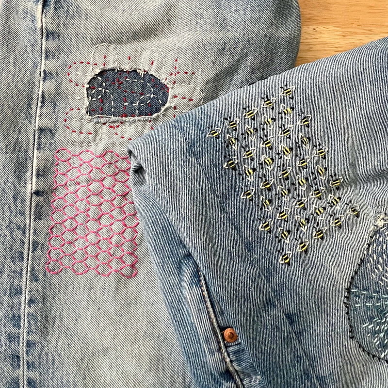 Washable Mending Patterns Gold Set #7