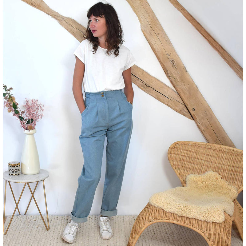 Pantalon Magnette Printed Sewing Pattern by Cousette (PAPER)