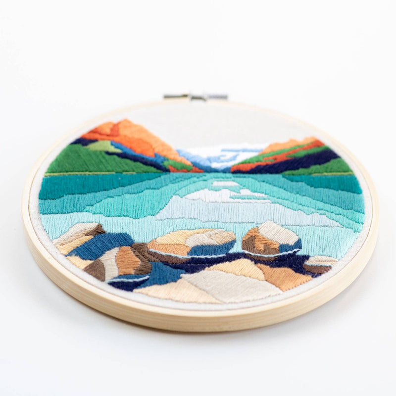 Lake Louise DIY Embroidery Kit by Angiels Art