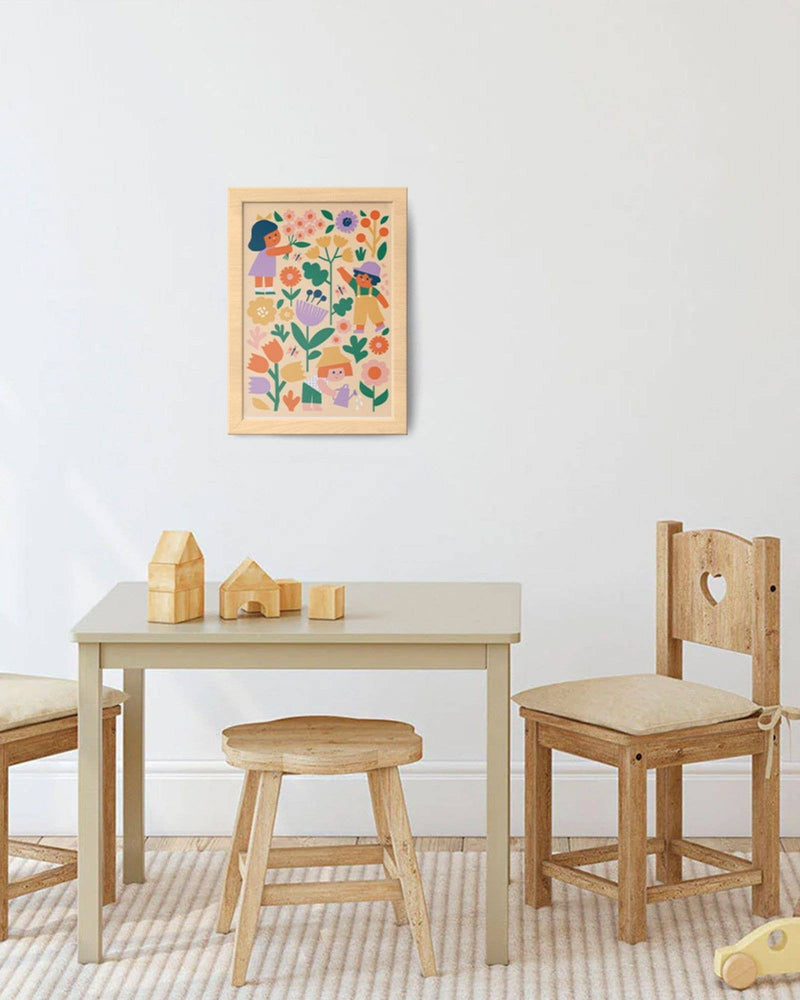 Paint by Numbers Kit & Canvas for Kids "Flower Patch" by Ekaterina Trukhan