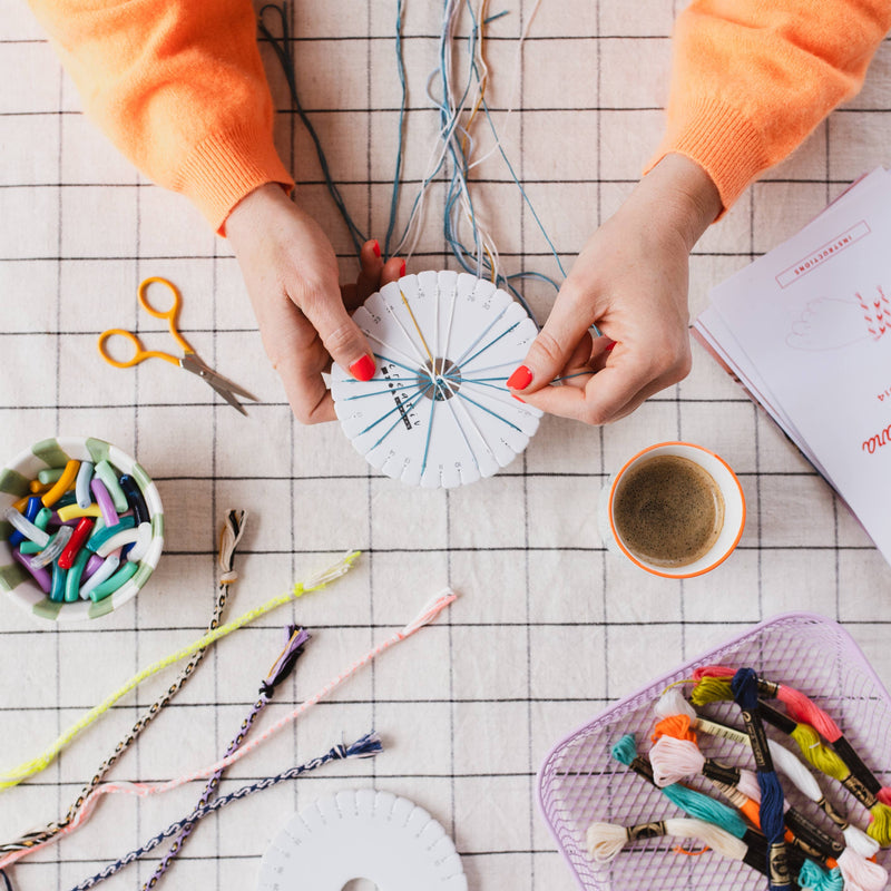 Kumihimo Friendship Bracelet Kit by Cotton Clara