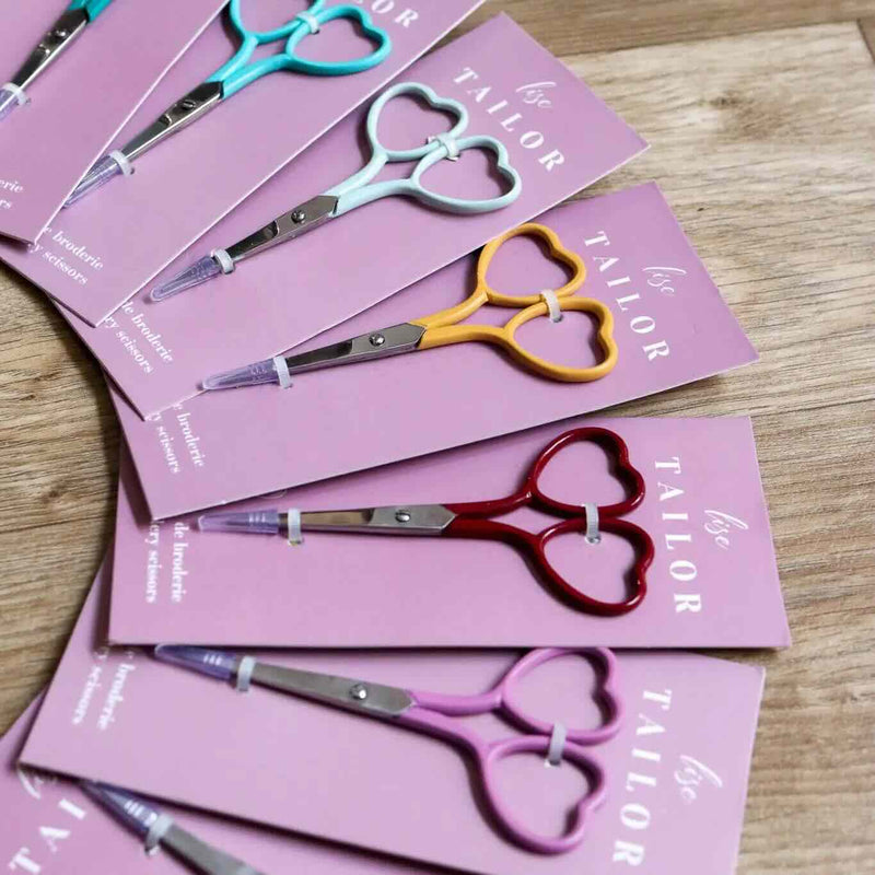 Heart Embroidery Scissors by Lise Tailor