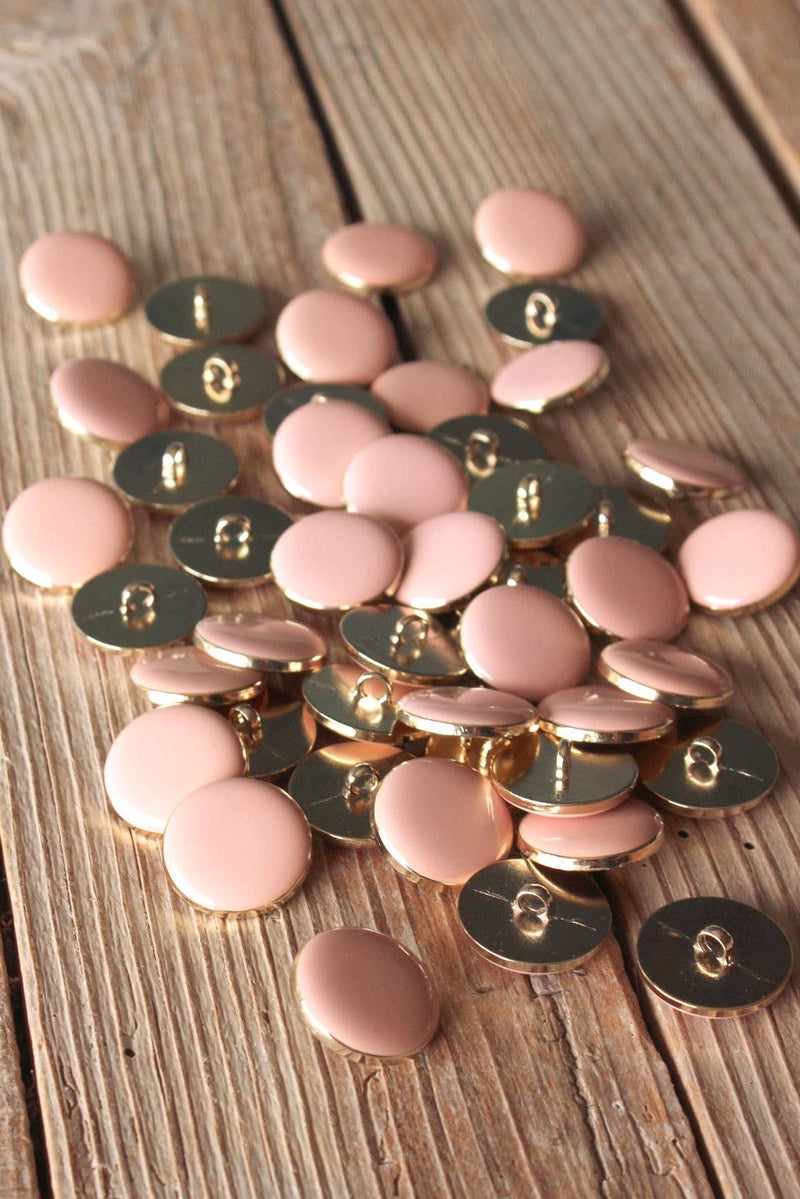Chic Pink Pearl Tail Button by Eglantine et Zoé