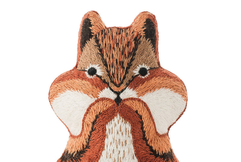Chipmunk Embroidery Kit by Kiriki Press