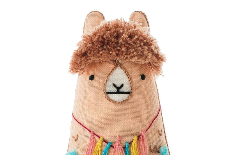 Llama Embroidery Kit by Kiriki Press