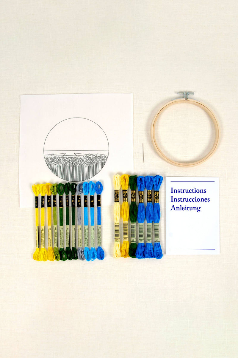 DMC Designer Embroidery Kit - Sunflowers