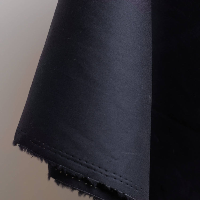 Water-Repellent Cotton Deep Charcoal Fabric by Atelier Brunette