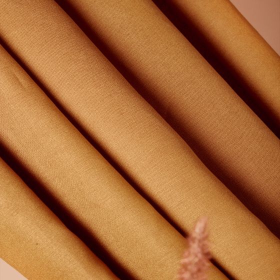 Linen Viscose Ochre Fabric by Atelier Brunette