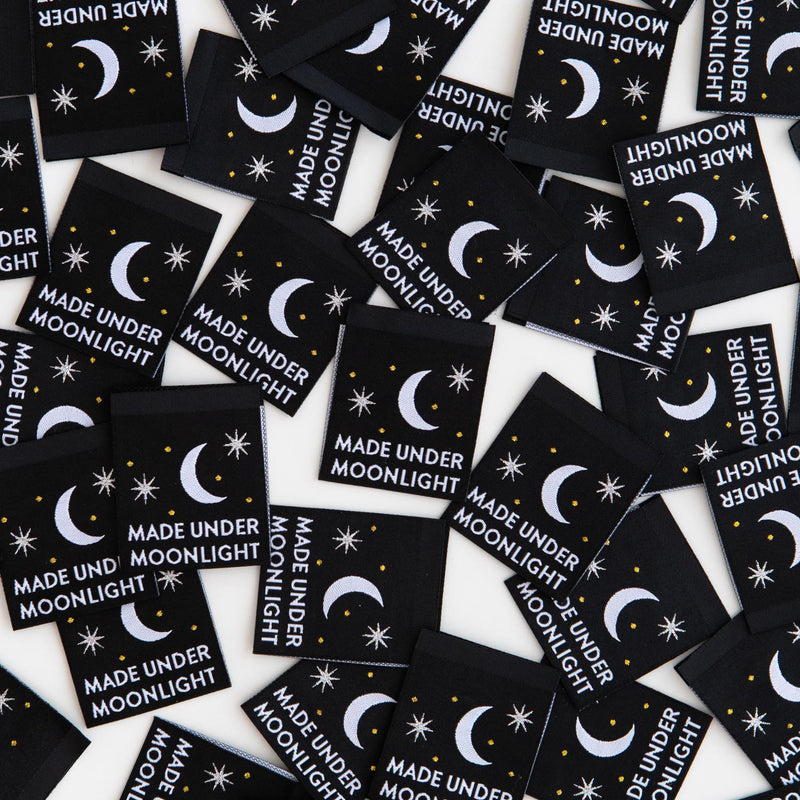 Made Under Moonlight - Sewing Woven Clothing Label Tags by Sarah Hearts